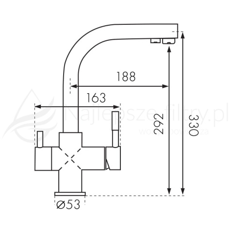 Bateria trójdrożna Alabama 44 czarny metallic Blue Water