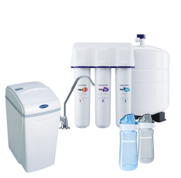 Aquaphor Waterboss 900 + System odwróconej osmozy - Aquaphor OSMO PRO 50 + 2x Butelka do wody 0,55l Aquaphor