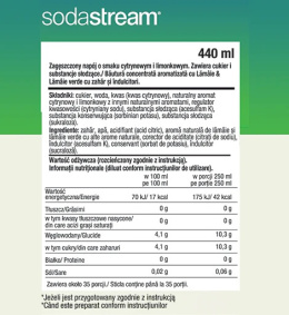 Koncentrat SodaStream 440ml - Cytryna Limonka
