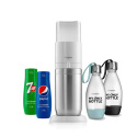 Saturator SodaStream DUO + 2x MY ONLY Bottle+ 2 syropy (PEPSI, 7UP)