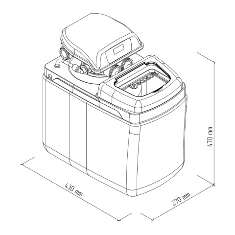 Zmiękczacz wody Ecosoft Pink 100